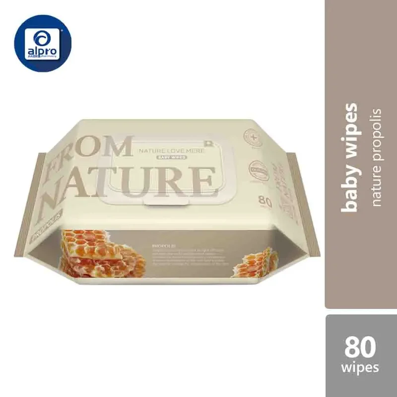 Nature Love Mere Baby Wet Tissue From Nature Cap 80pcs