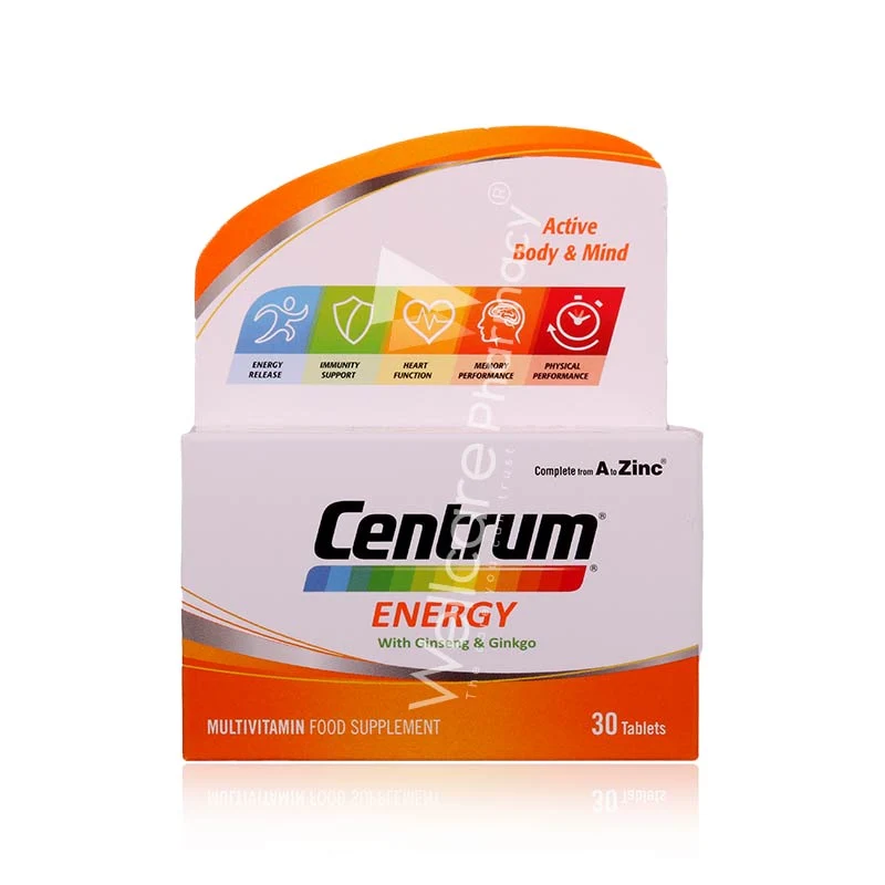 Centrum Energy Tablets 30'S