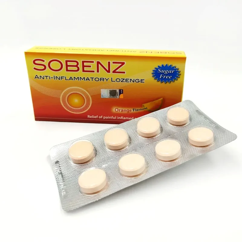 #SOBENZ LOZENGE ORANGE 2X8S