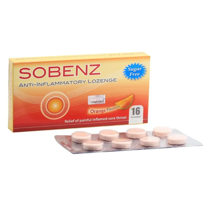 #SOBENZ LOZENGE ORANGE 8S