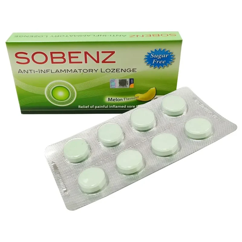 #SOBENZ LOZENGE MELON 2X8S