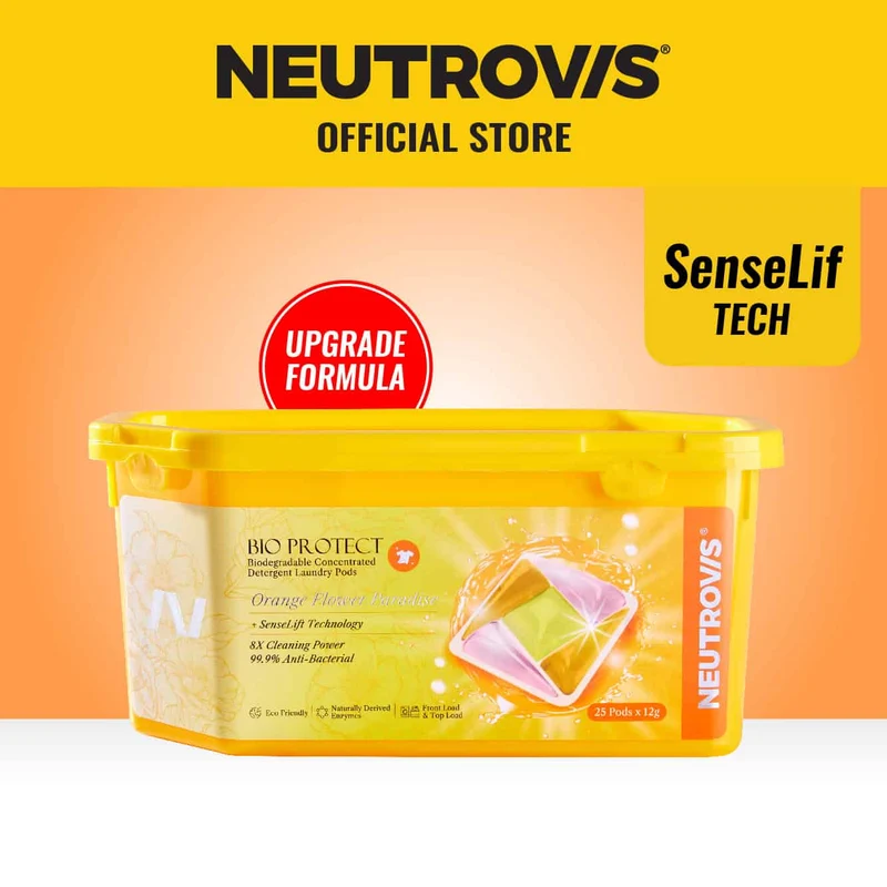 (S)NEUTROVIS 5 IN 1 LAUNDRY PODS 15G (ORANGE FLOWER) 1S