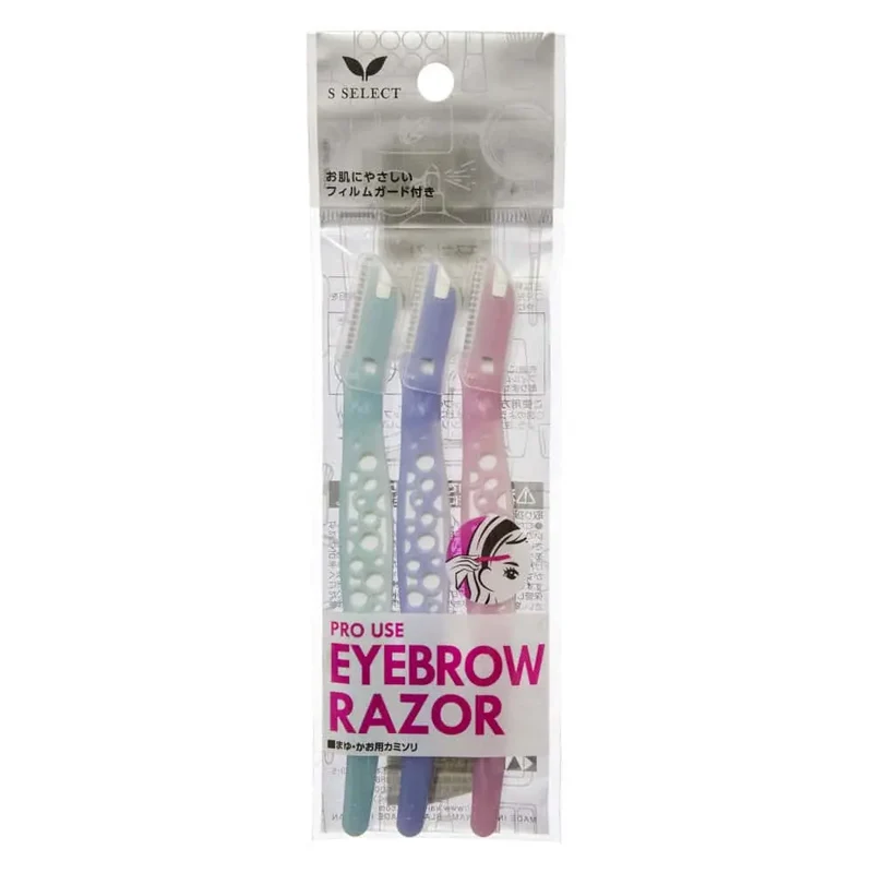 Sugi S Select Pro Use Eyebrow Razor 3s | Size: M/L For women use
