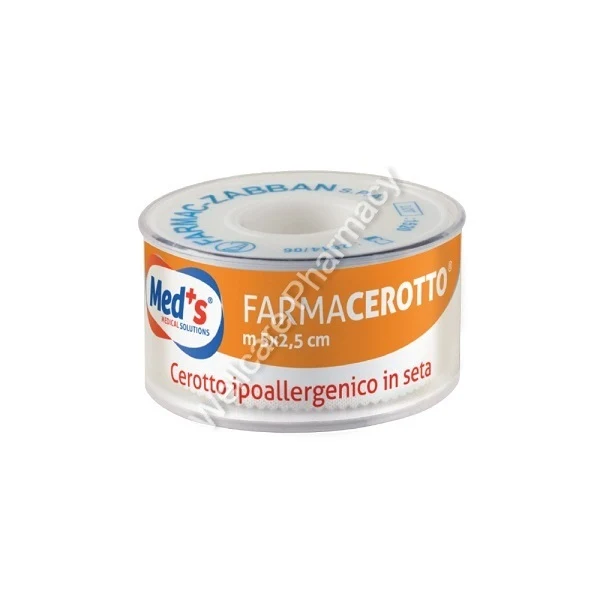 Med Plus Silk Roll Plaster 5mx2.5cm 1004