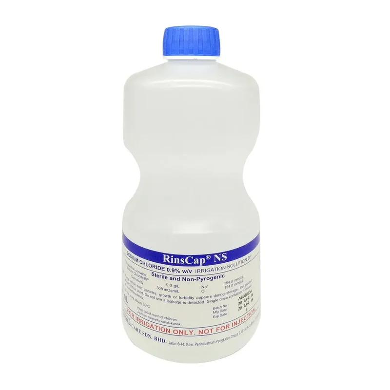 Rinscap Ns Sodium Chloride 0.9% For Irrigation Solution Bp 1l