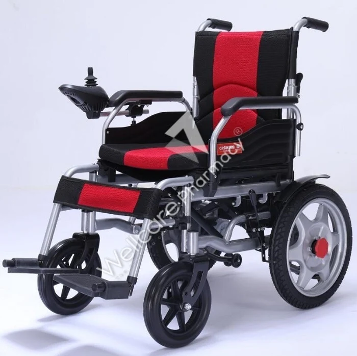 Cosin Color 180f Electric Wheelchair Red Cushion