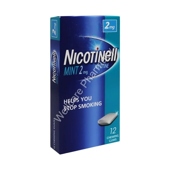 Nicotinell 2mg Mint Chewing Gum 12'S