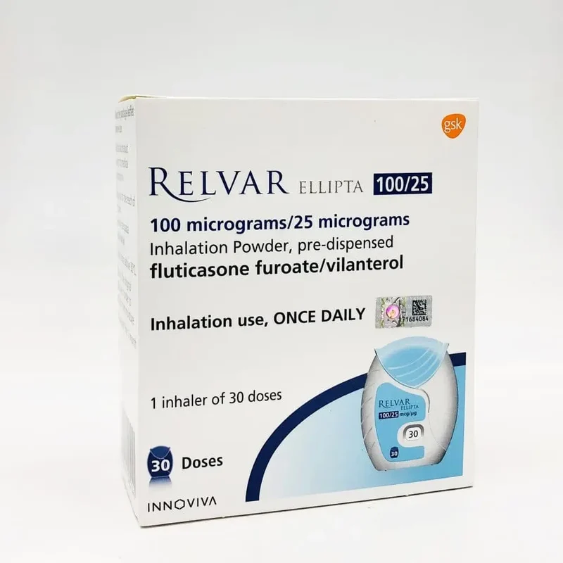 Relvar Ellipta 100/25mcg 30 Doses