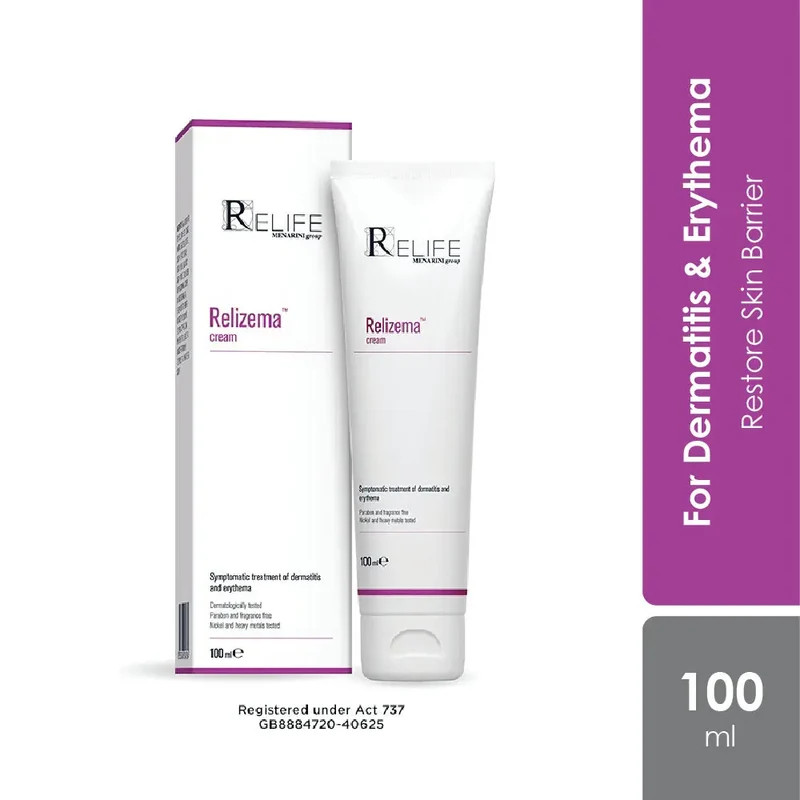 Relife Relizema Cream 100ml | For Dermatitis & Erythema