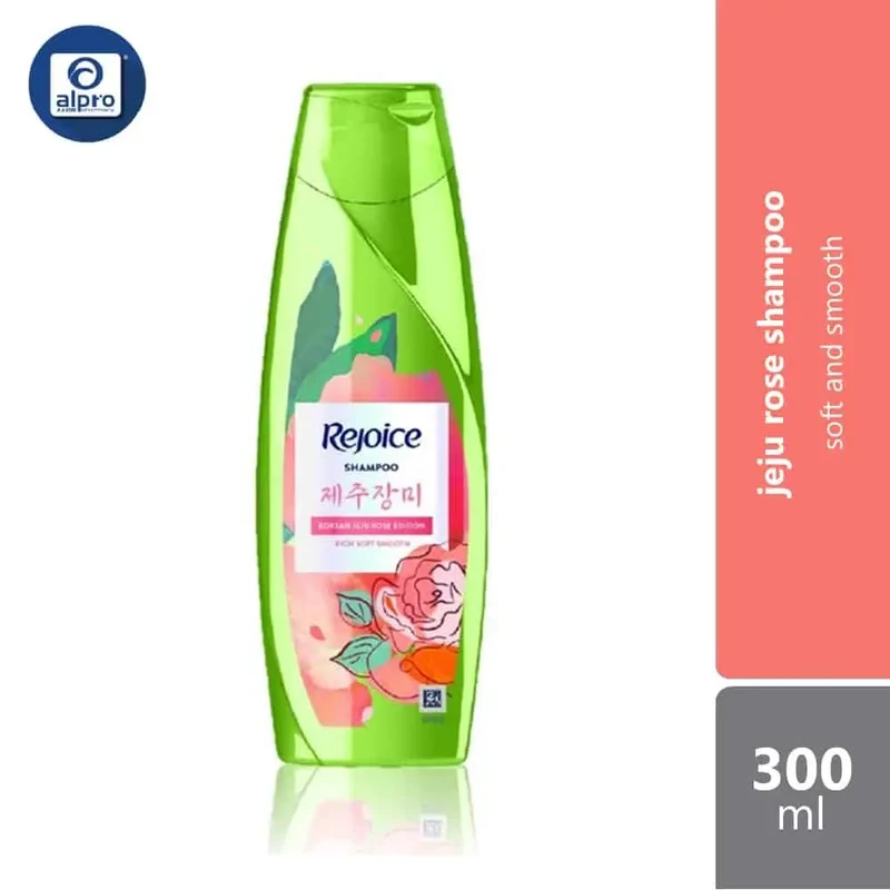 Rejoice Jeju Rose Shampoo 300ml | Smooth and Tangle-Free Hair