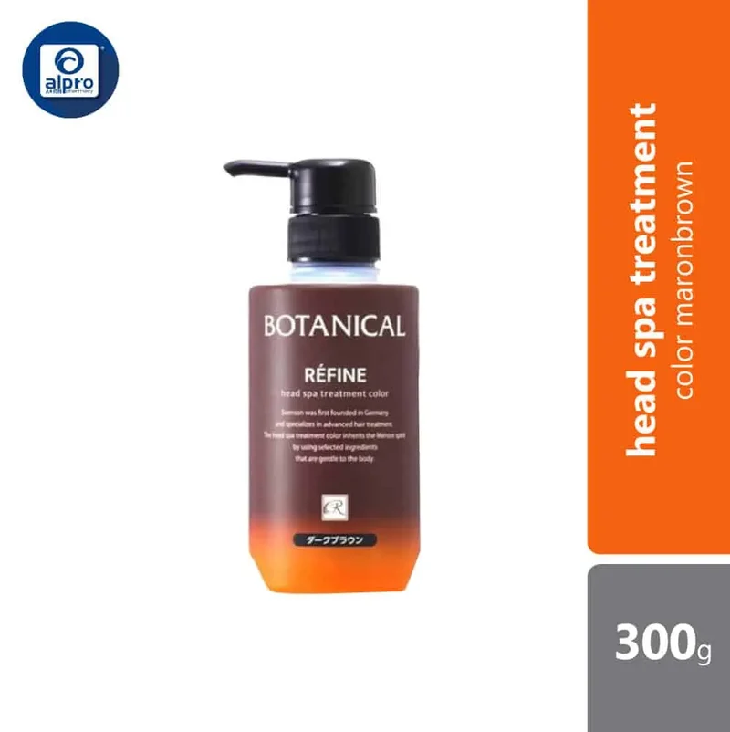 Refine Botanical Head Spa Treatment Color Maronbrown 300g