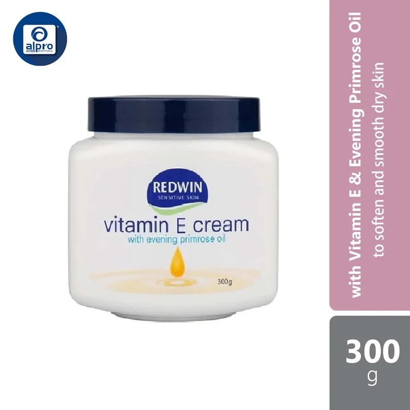 Redwin Vitamin E Moisturizer 330g | For Normal To Sensitive Skin