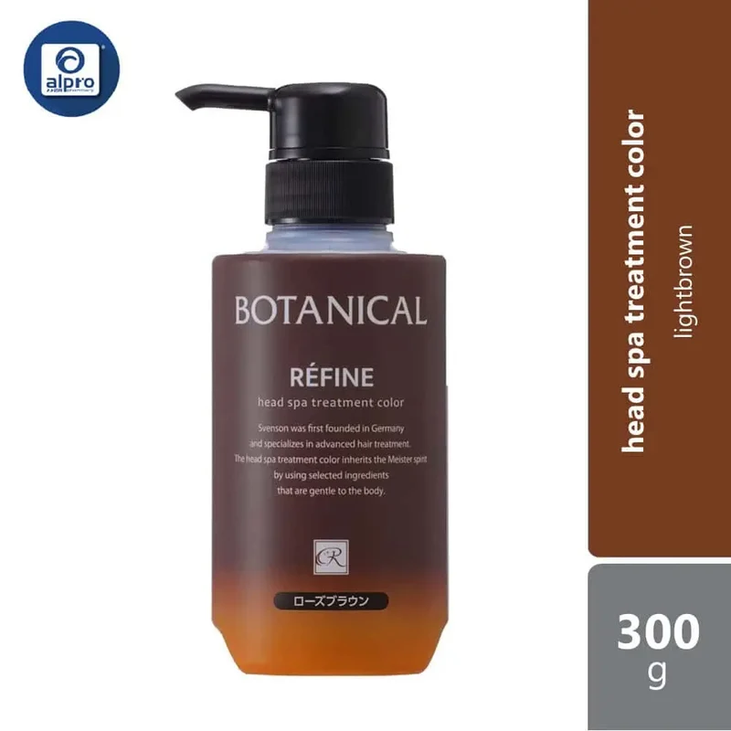 Refine Botanical Head Spa Treatment Color Lightbrown 300g