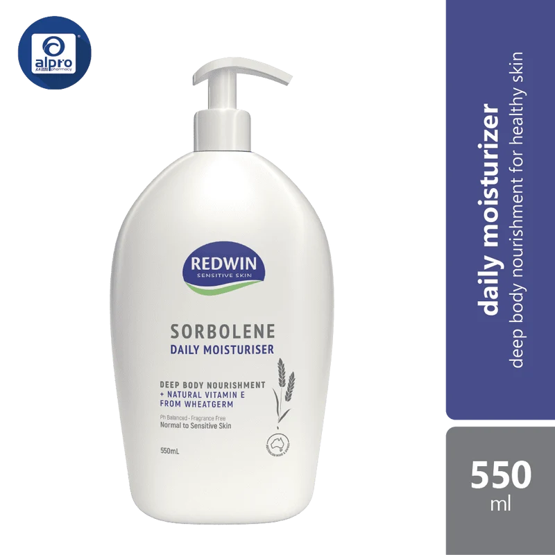 Redwin Sorbolene Daily Moisturiser 550g | Hydrates And Prevents Moisture Loss
