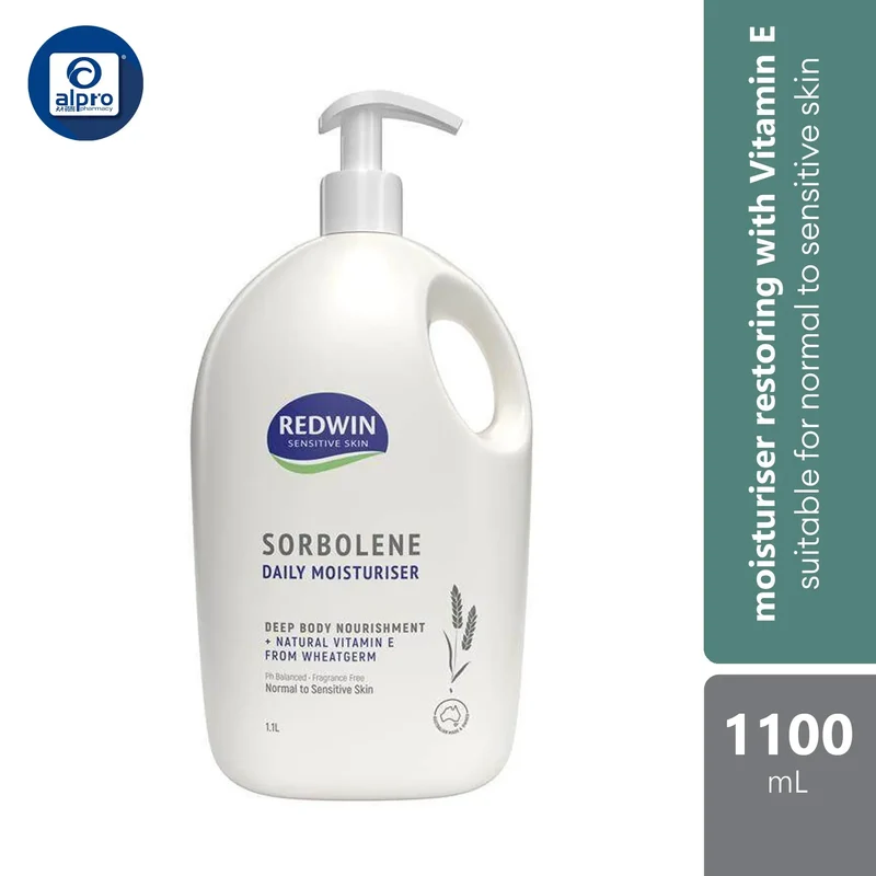 Redwin Sorbolene Daily Moisturiser 1100ml | Deep Body Nourishment