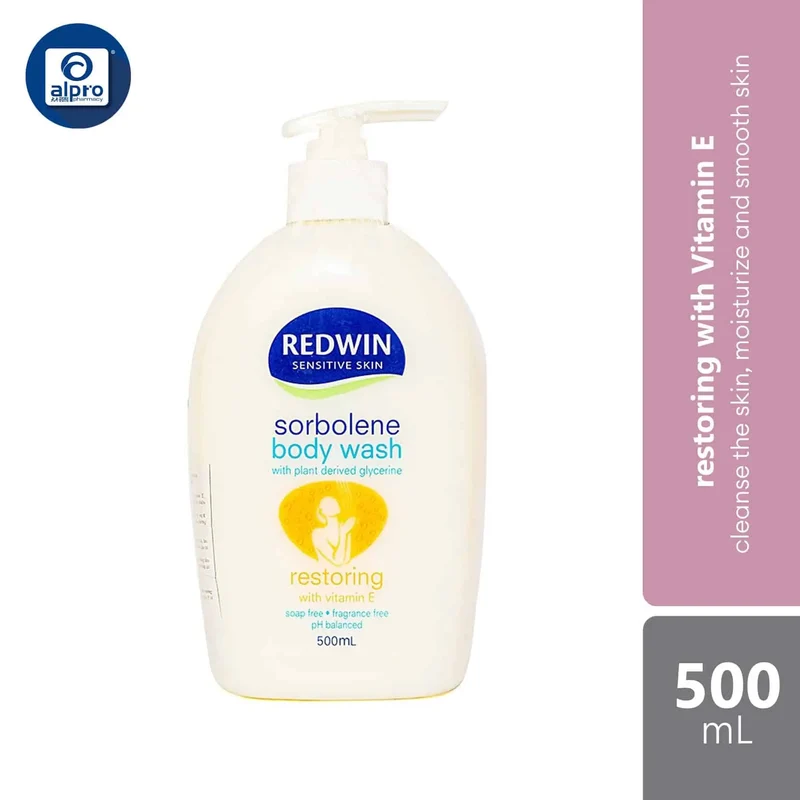 Redwin Sorbolene Body Wash 500ml | For Dry And Sensitive Skin