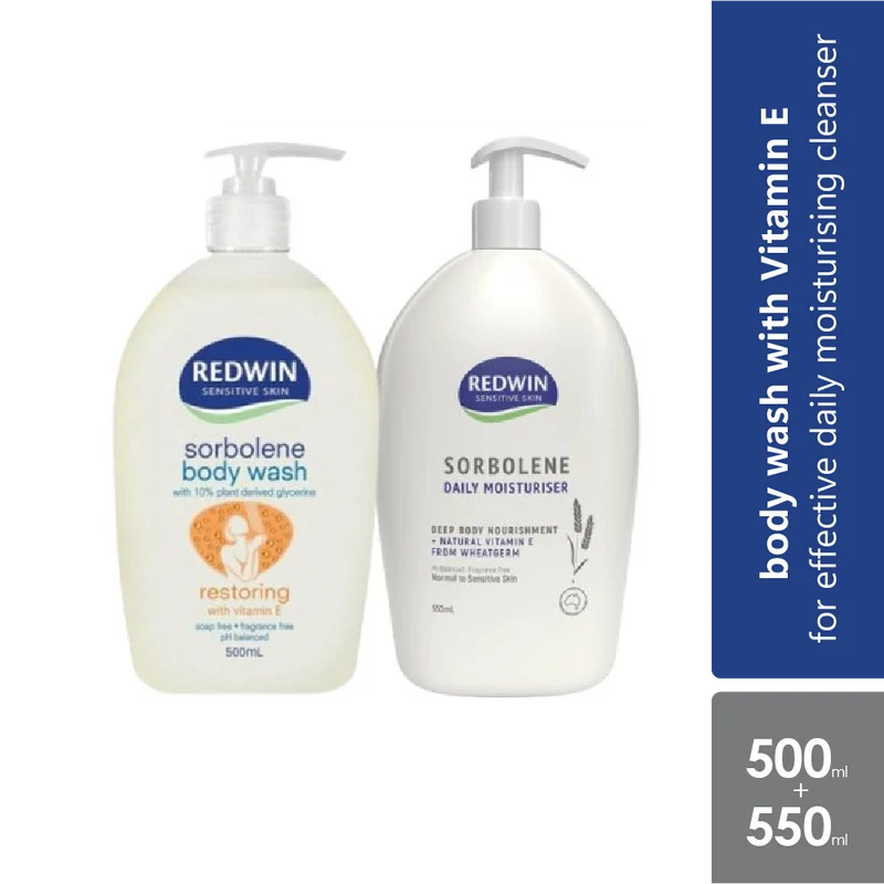 Redwin Sensitive Skin Body Care Pack | For Healthy, Hydrated and Beautiful Skin