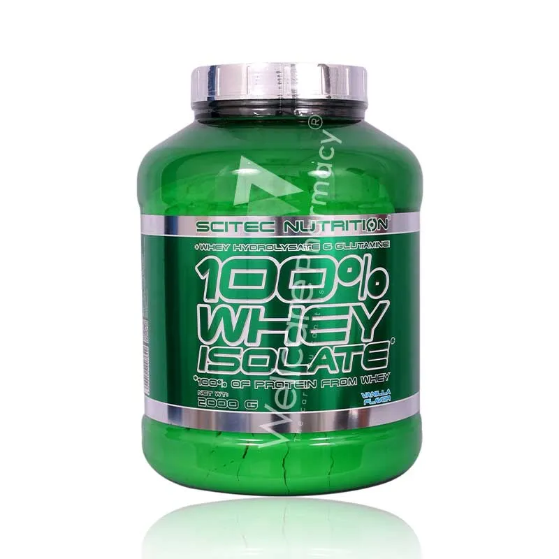 Scitec Nutrition 100%whey Isolate Vanilla Flavor 2000gm