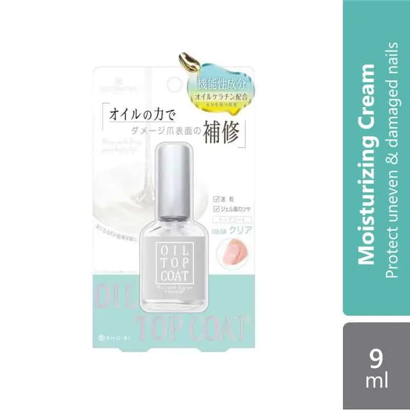 Shobido Decorative Oil Top 9ml ( Coat Clear \ Coat Pink )
