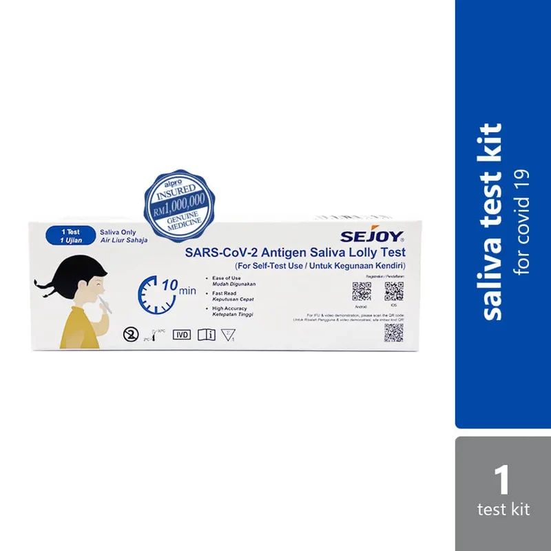 Sejoy RTK Covid-19 Lollipop Test Kit 1s | Saliva For Kids