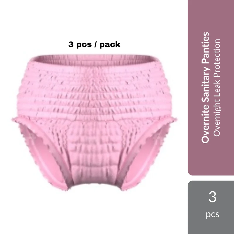 Shapee Overnite Sanitary Panties L - XL 3s | Overnight Leak Protection For Postpartum & Maternity Care