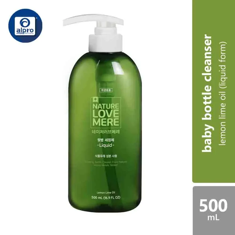 Nature Love Mere Baby Bottle Cleanser (Lemon Lime Oil) Liquid 500ml