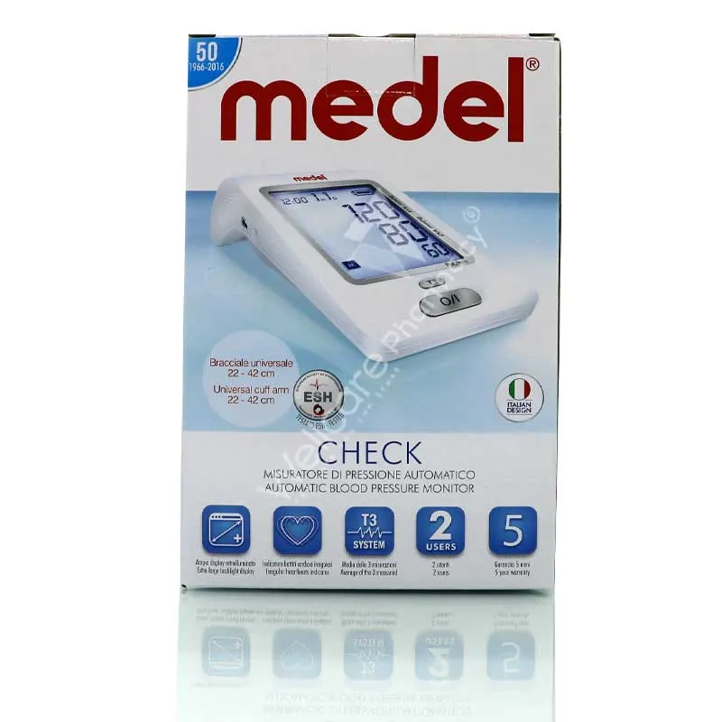 Medel Check Automatic Blood Pressure Monitor