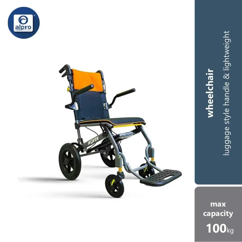 Moven M02 Flexitravel Wheelchair | Luggage Style Handle & Lightweight