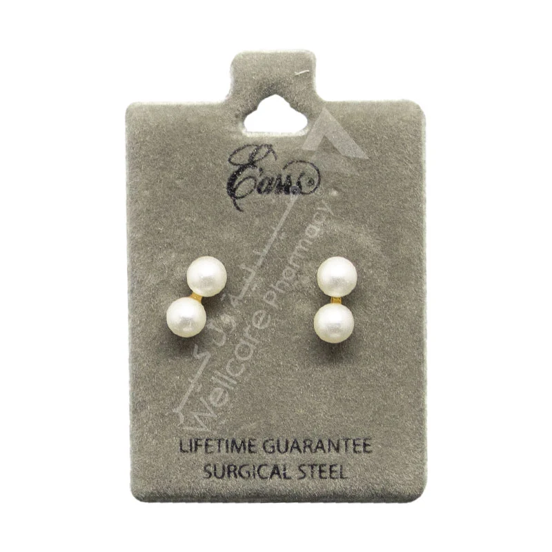 Earrs Double Pearl Drop