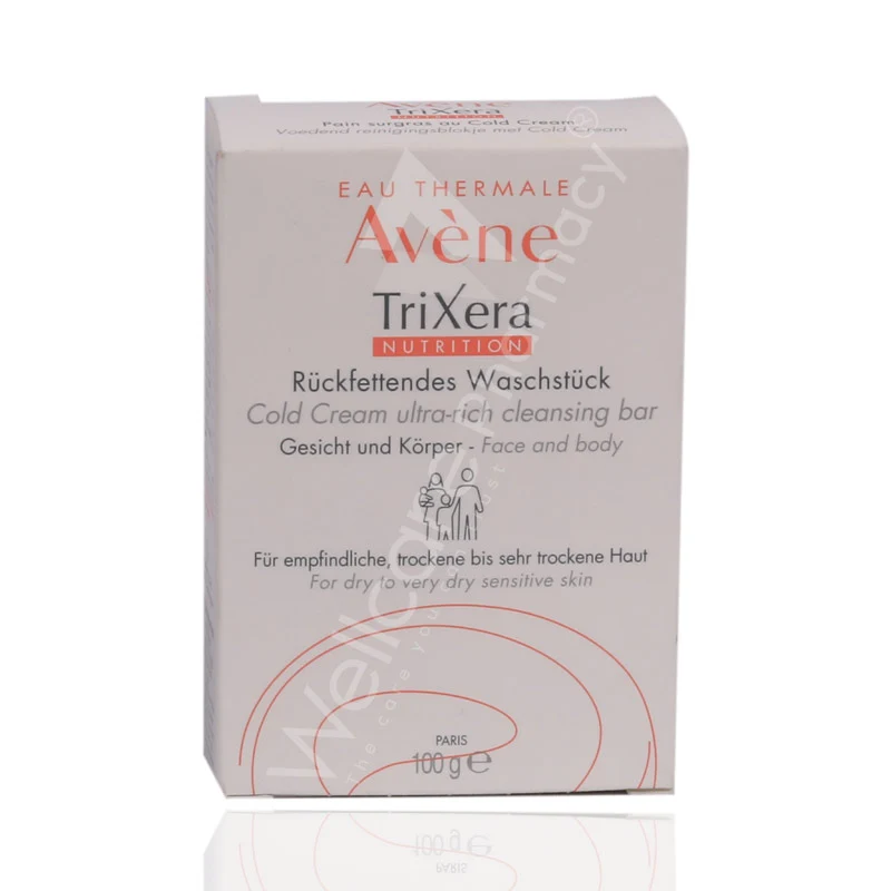 Avene Trixera Cold Cream Cleansing Bar 100g
