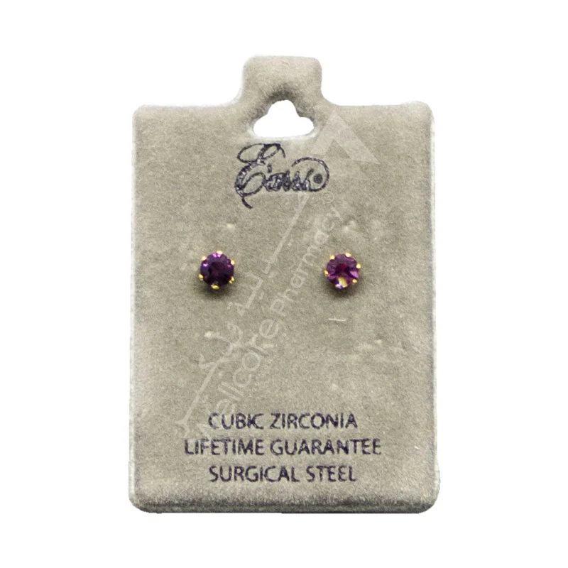 Earrs Tiffany Birthstone February