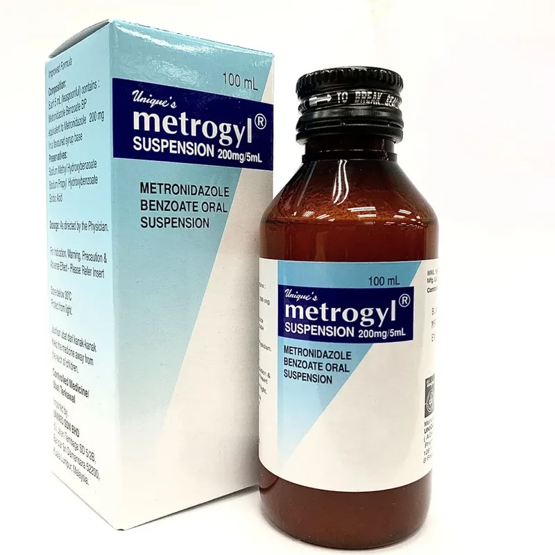 METROGYL SUSPENSION 200MG/5ML 100ML