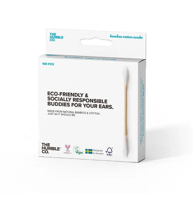 Humble Bamboo Cotton Swabs White100'S