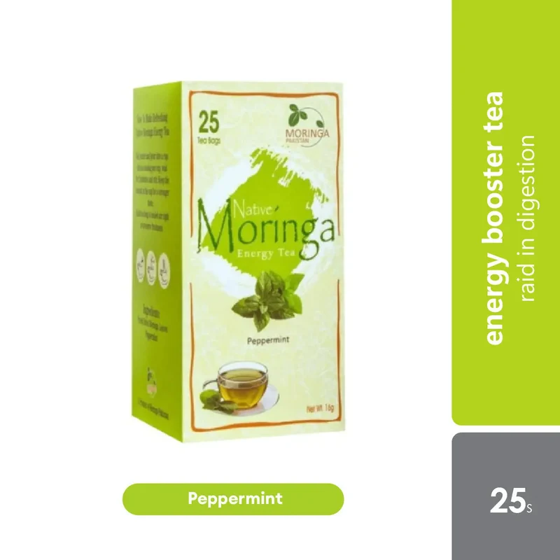 Moringa Peppermint Tea 25s | Nourishment Aid in Digestion