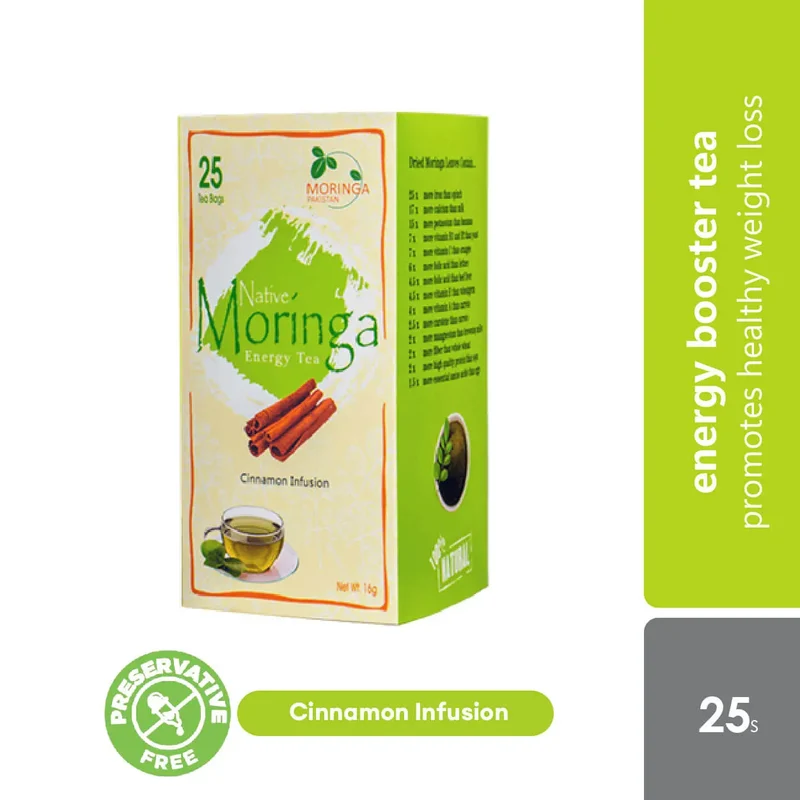 Moringa Cinnamon Tea 25s | Aid in Digestion