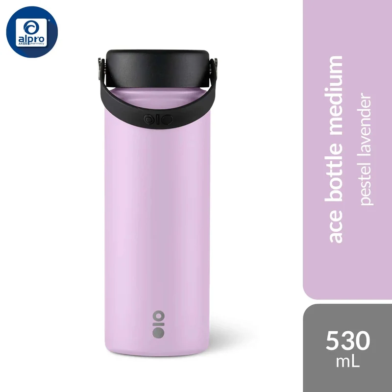 Montigo Pestel Ace Bottle Medium (Lavender) 530ml | Double Wall Vacuum Insulation