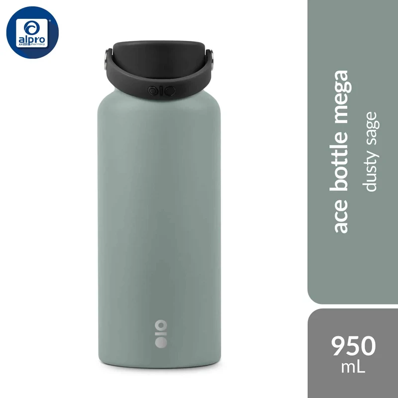 Montigo Ace Bottle Mega Earth & Clay Series (Dusty Blue/ Orange/ Sage/ Brown) 530mL | Serene Elegance of Natural Tones
