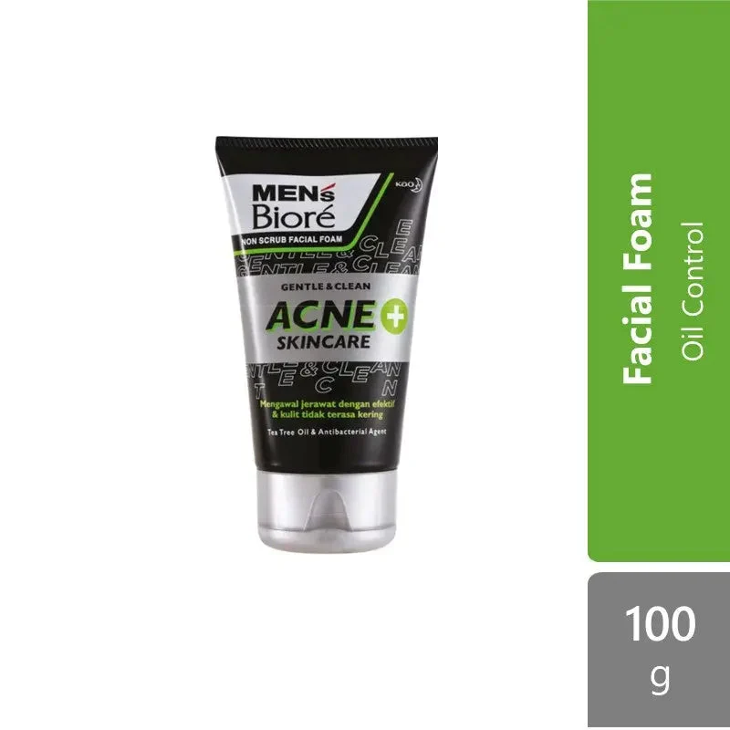 Men's Biore Facial Foam 100g (Acne Skincare / Oil Balance)