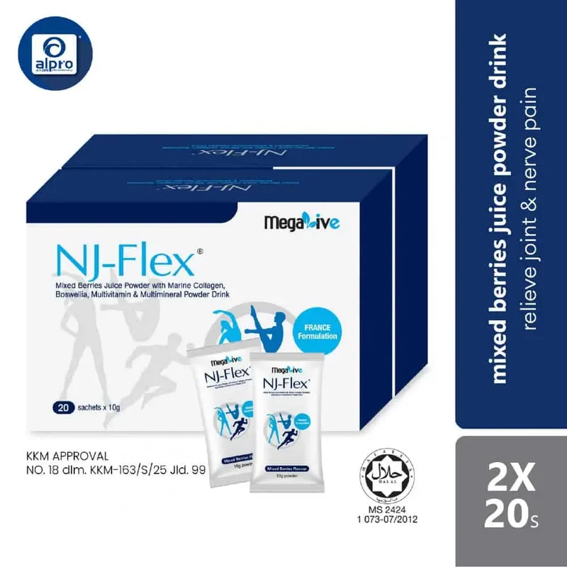 Megalive NJ-Flex 2x20s | Relieve Joint & Nerve Pain