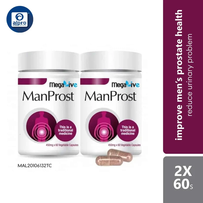 Megalive Manprost 2x60s | Antioxidant And Inflammation Support