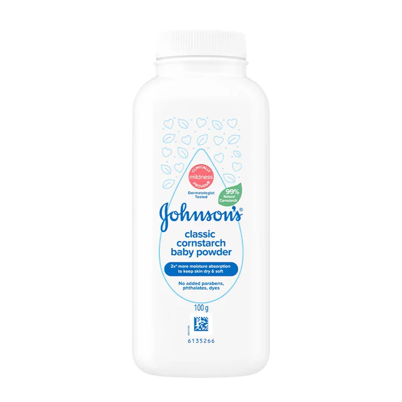 Johnsons Classic Corn Starch Baby Powder 100g