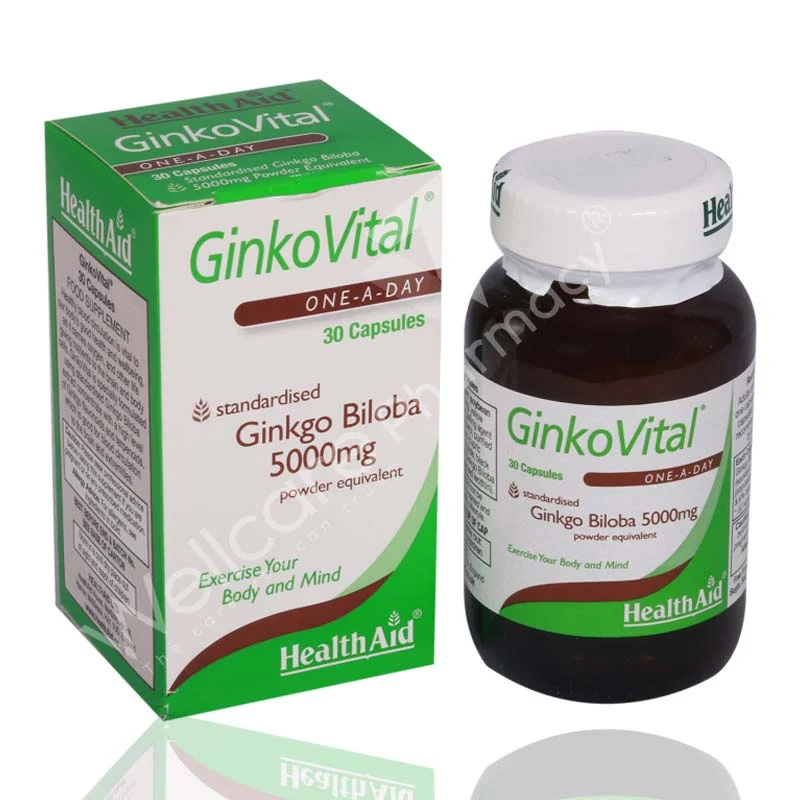 Health Aid Ginko Vital Capsules 30'S