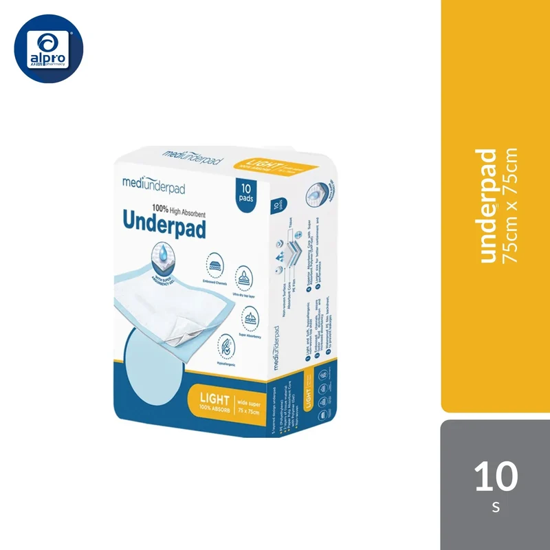 Medi Underpad (75cmx75cm) 10s | Ultimate Protection