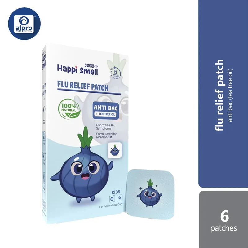 Medicrew Happi Smell Onion Essential Oil Patch Anti Bac 6s | Help to Reduce Bacterial Growth