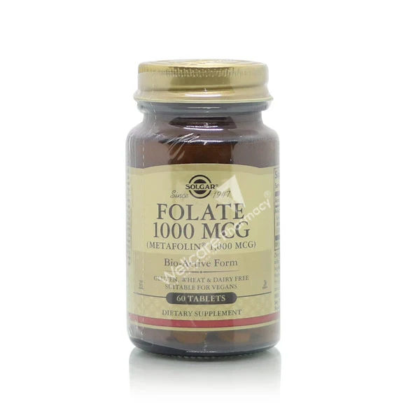 Solgar Folate Metafolin 1000mcg Tablet 60'S