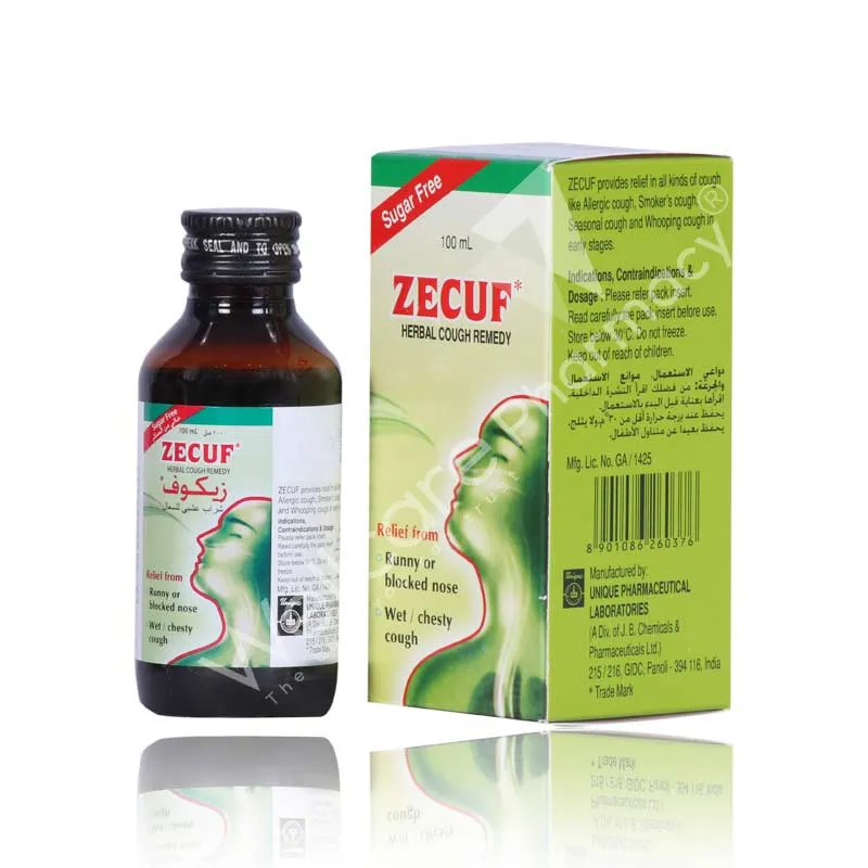 Zecuf Sugar Free Cough Syrup 100ml