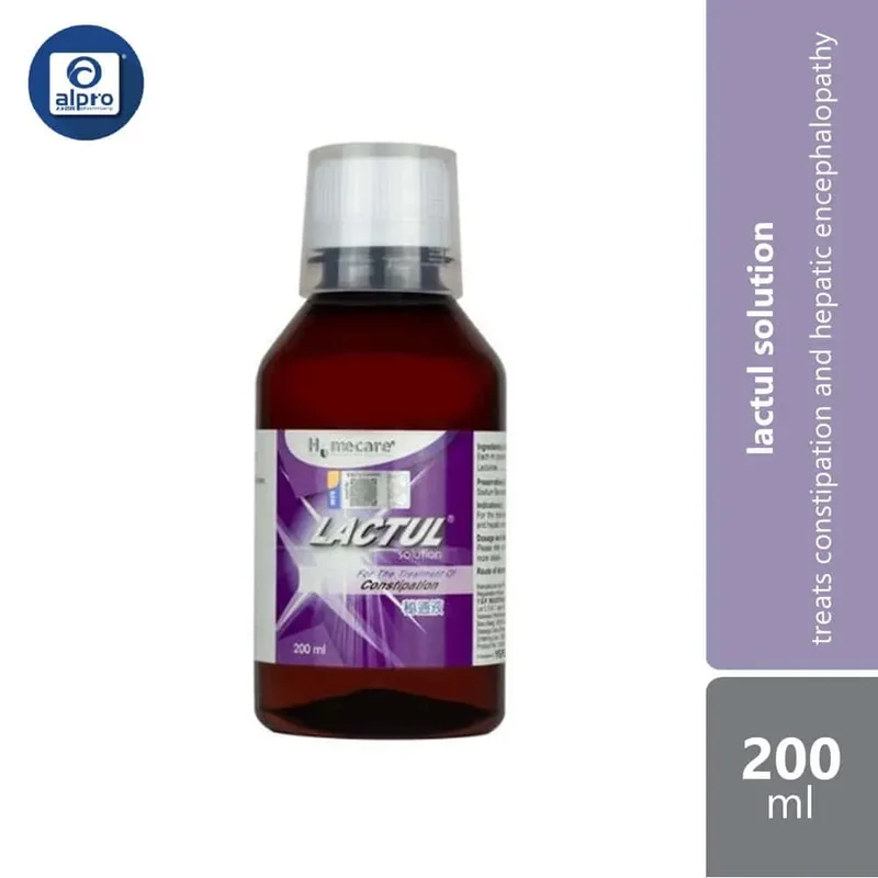 Homecare Lactul Solution 200ml | Treats Constipation and Hepatic Encephalopathy
