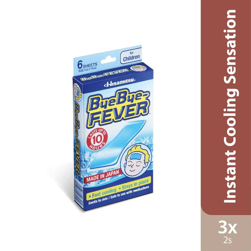 Bye Bye Fever For Children 3x2s