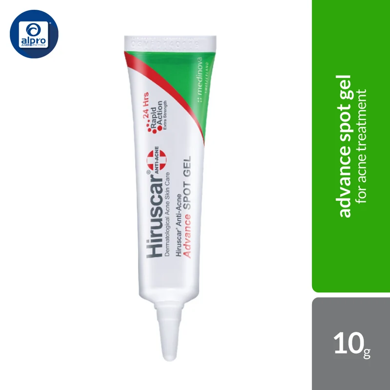 Hiruscar Anti-Acne Advance Spot Gel 10g | Rapid Scar & Acne Treatment in 24 Hours