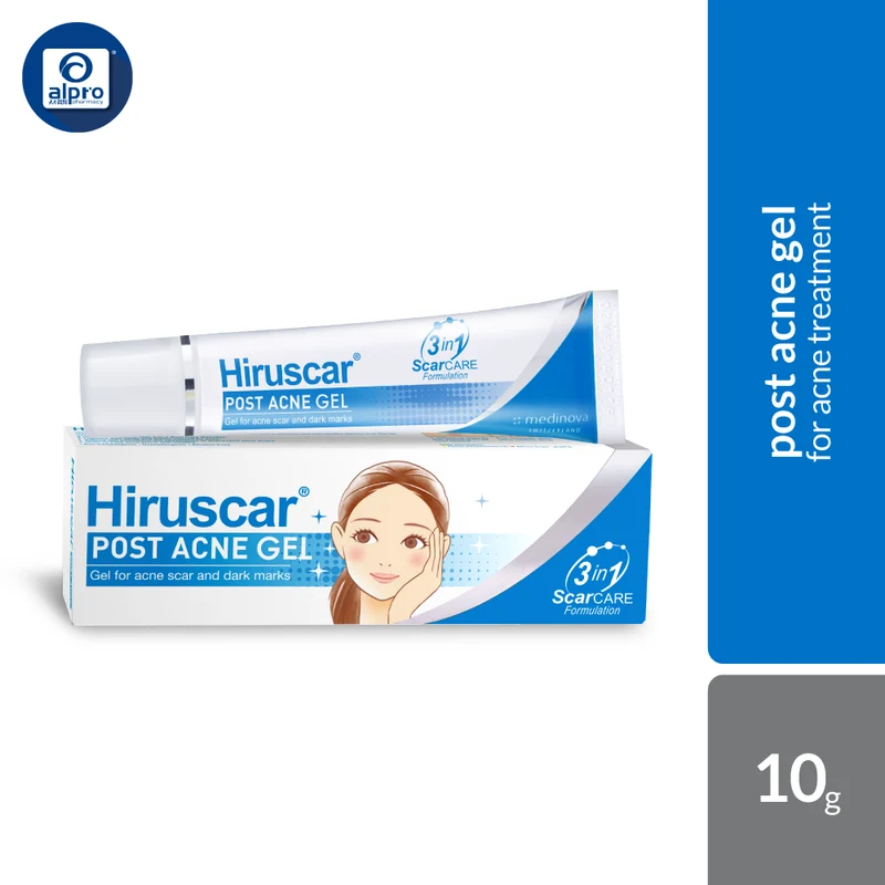 Hiruscar 3 In1 Post Acne 10g | Improve and Smoothen Acne Scars